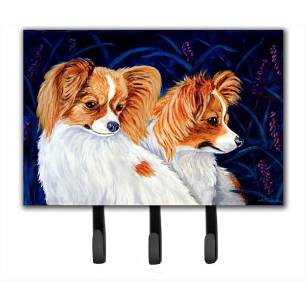 Carolines Treasures Papillon Leash Holder or Key Hook 7241TH68 - main